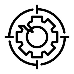 focus disruption icon