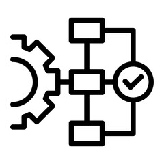 Workflow optimization icon