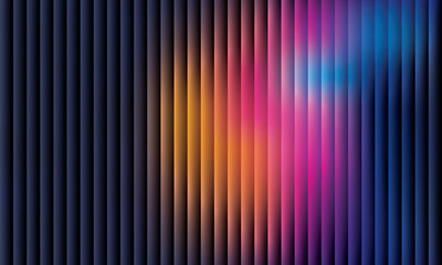 Abstract colorful light rays Vector