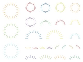 強調あしらいふちどりセット2