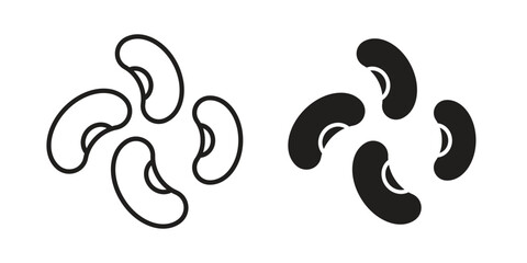 Obraz premium Legume icons suitable for infographics, websites and print media and interfaces. Line vector icon.