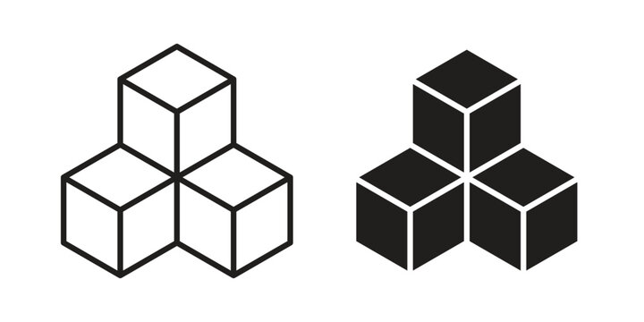 Modules icons suitable for infographics, websites and print media and interfaces. Line vector icon.