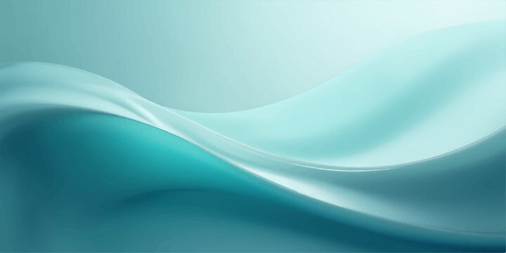 Smooth blue abstract wave background featuring a digital gradient design with flowing curves and fractal motion energy textures for a modern wallpaper backdrop