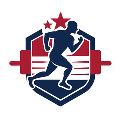 Fototapeta premium Gym or fitness logo 