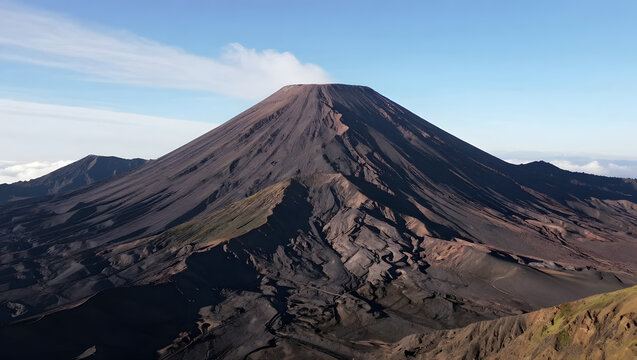 Desolate Volcanic Landscape