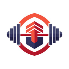 Fototapeta premium Gym or fitness logo