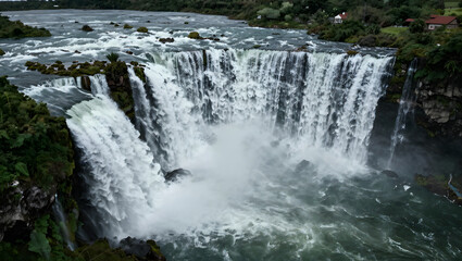 A Picturesque View of Iguazu Falls
