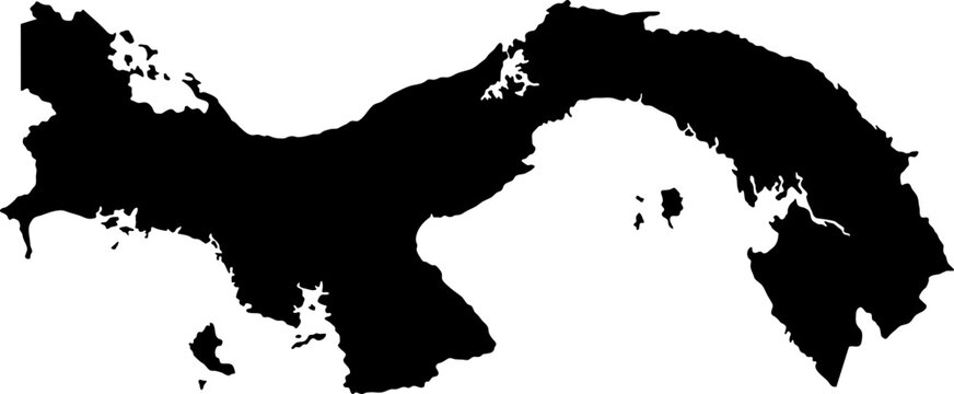 Vector map of panama