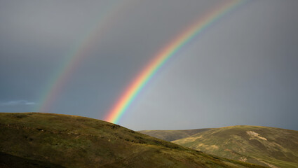 Rainbow Above Hills