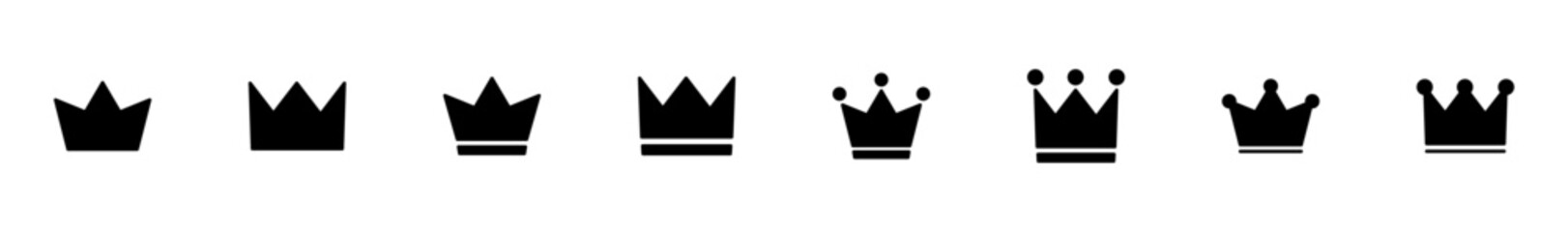 Crown Icon vector isolated on white background. Crown symbol. Crown vector icon © Oliviart