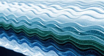 Fototapeta premium Abstract waves of layered color and texture for background use
