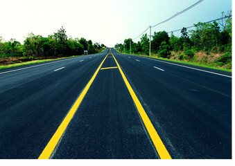 road in the countryside