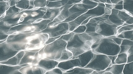 Fototapeta premium Water texture with sun reflections on the water overlay effect for photo or mockup.