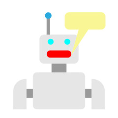 Fototapeta premium Robo Advisor Vector Icon Design