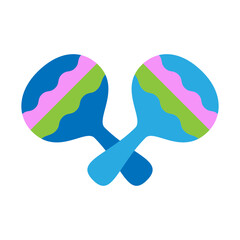 Maracas Vector Flat Icon Design
