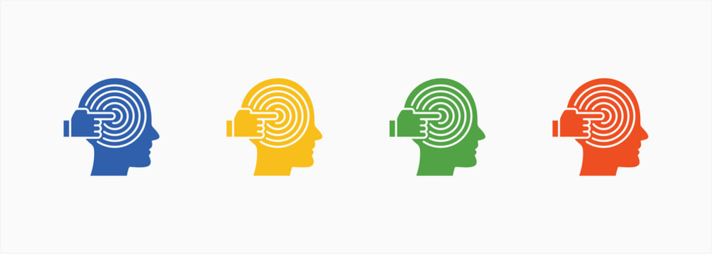 Triggers Icon Set Color Multiple Style Collection