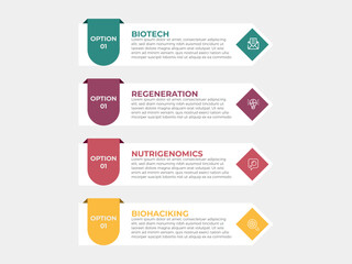 vector illustration infographic design template with 4 steps. Template for process, presentations, layout, banner, brochure.