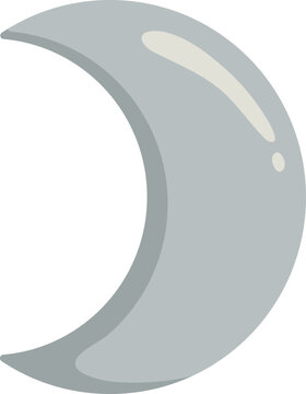 Crescent Moon Illustration Cartoon