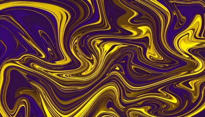 Obraz premium Seamless vector pattern featuring abstract geometric waves and purple curves on a black backdrop for retro textile decoration and artistic wallpaper design