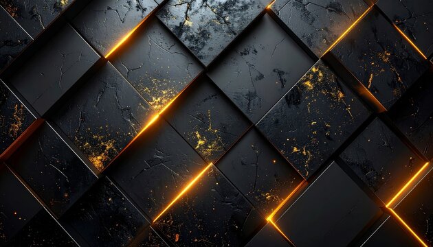 Seamless 3d black and white geometric honeycomb pattern featuring a digital hexagonal grid structure for a modern business technology backdrop illustration