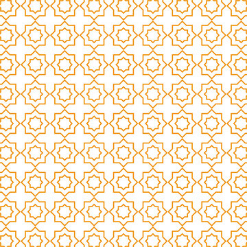 Seamless abstract geometric pattern in islamic style. Ramadhan islamic patern