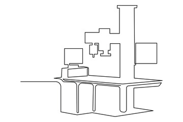  X ray machine continuous one line art drawing minimalist style isolate outline