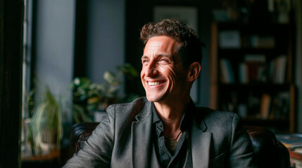 Obraz premium Life coach, guide, entrepreneur and innovative person