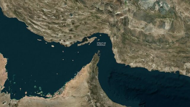 Strait Of Hormuz Map Animation