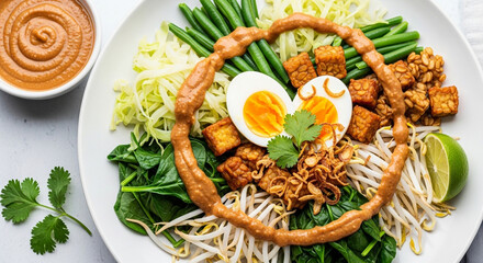 Authentic Indonesian Gado-Gado Salad