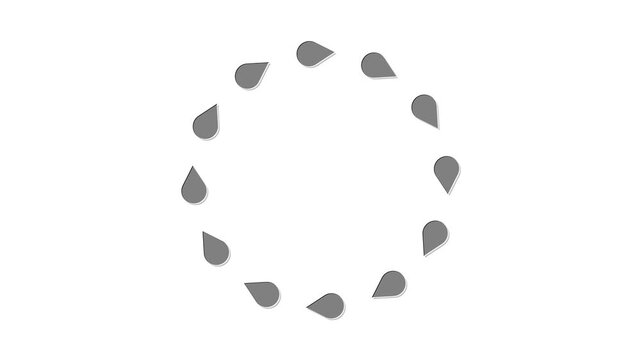 Arrow Circle Loading Rotate Animation with Smooth Spinning Arrows in Circular Shape, Modern Progress Indicator Loop for Apps, Websites, and UI Interfaces