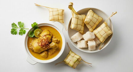 Opor Ayam and Ketupat, Indonesian Eid Dish
