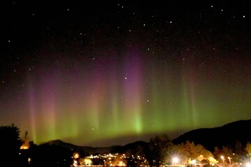 Fototapeta premium aurora over the sea