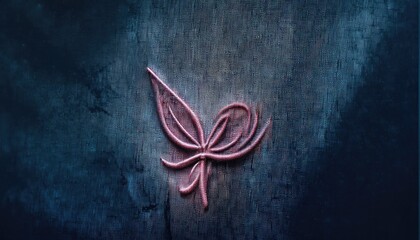 Leaf symbol on a computer monitor