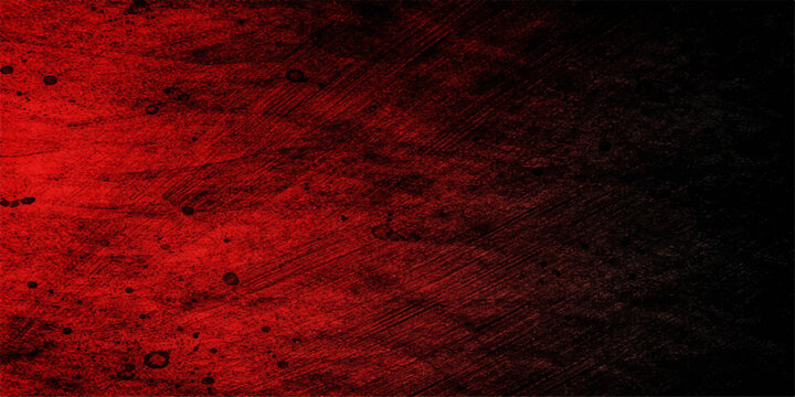 A dark red grunge texture design featuring a dirty aged wall pattern with vintage paper art and grungy metal paint details for a textured blood red wallpaper backdrop