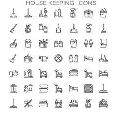 Fototapeta premium Housekeeping Service, Cleaning and Organizing, Domestic Housekeeping