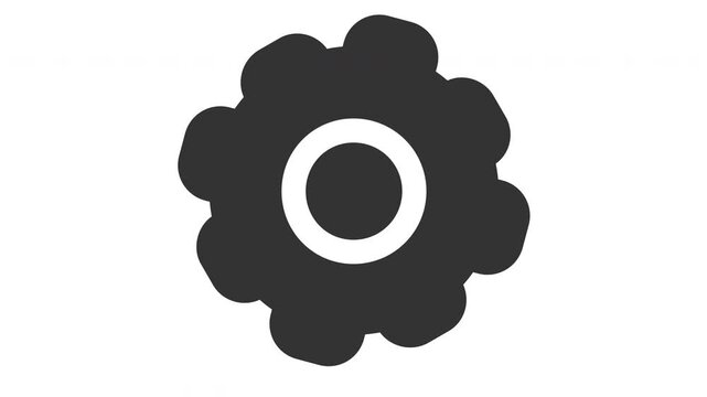 Animated setting icon