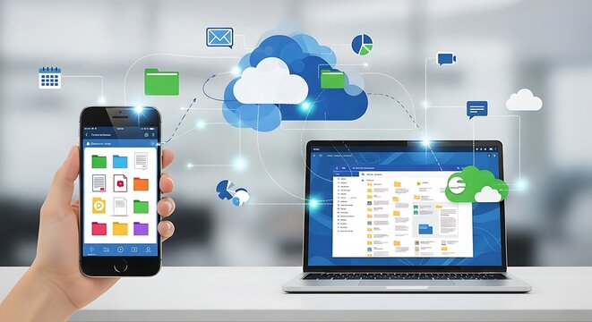 Cloud Storage and Data Synchronization Across Devices for Enhanced Productivity.