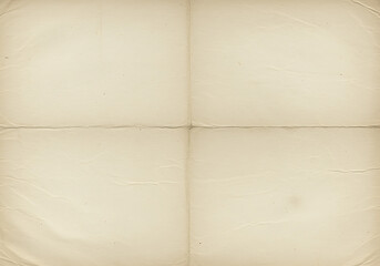 Fototapeta premium Old paper texture with creases and folds