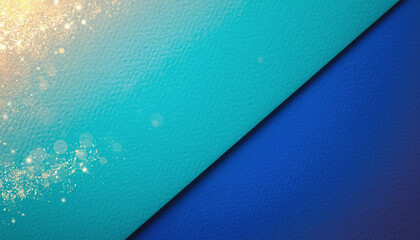 Turquoise and blue diagonal split texture background　ターコイズと青の斜め分割テクスチャ背景