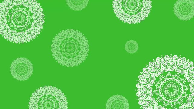 Luxury ornamental mandala background.green screen mandal animation, A diwali deepawali and ramadan islamic festival greeting decorative element's oriental,Ramadan Mubarak Background Animation