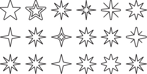 Black star on white background stars star black stars celestial symbols desi