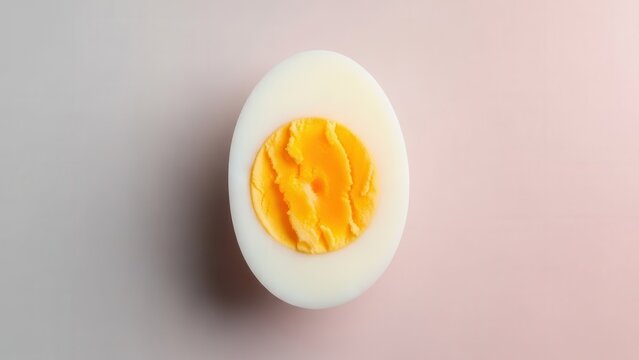Halved Hard-Boiled Egg