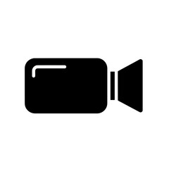 A black camera icon on a for photography and videography