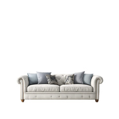 Living room interior has sofa