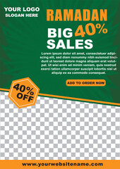 Ramadan Big Sales Promotional Flyer Template