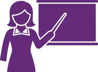 Women's day teacher vector icon Vector © alien AZ