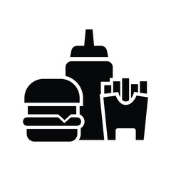  fastfood glyph icon illustration vector graphic.eps