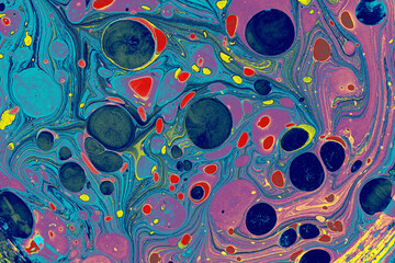 abstract marbled background with patterns