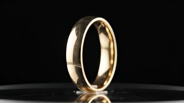 Elegant Gold Ring - A Symbol of Timeless Beauty and Commitment.