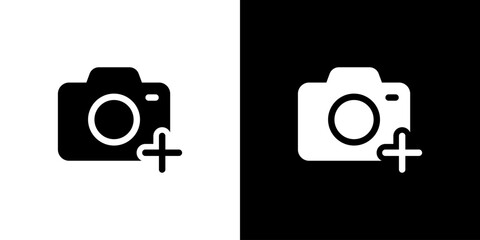 カメラ追加・プラスマークのアイコン（ベクター） © hamo